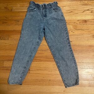 Wild Fable paper bag high waist pegged jeans